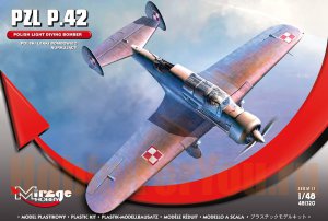 481320 Самолет PZL P.42 (POLISH LIGHT DIVING BOMBER) (Mirage Hobby) 1/48