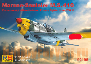 92195 Истребитель Morane Saulnier 410 (RS models) 1/72