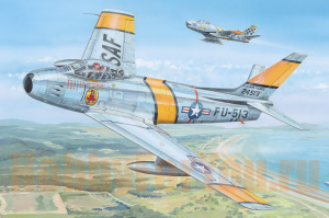 81808  Самолет F-86 Sabre (HobbyBoss) 1/18