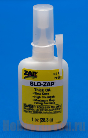 Клей циакрин густой 28,3гр время застывания 30сек полное 60сек ZAP-A CAP