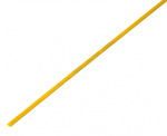 Трубка термоусадочная 1метр 1 мм  Желтая