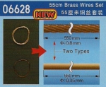06628	 55cm Brass Wire set (Master Tools)