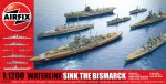 50120 Набор 6 кораблей Waterline sink the Bismarck (AIRFIX)  1/200