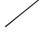 Трубка термоусадочная 1метр 1 мм  Черная