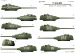72102 Декаль T-34-85 factory 174 Part I (Colibri) 1/72